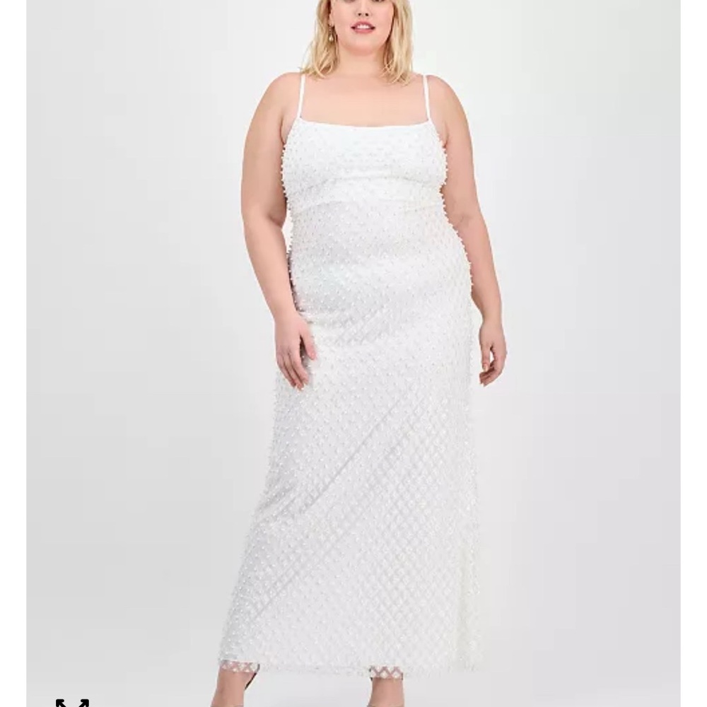 NWT White Pearl Sparkly Dress